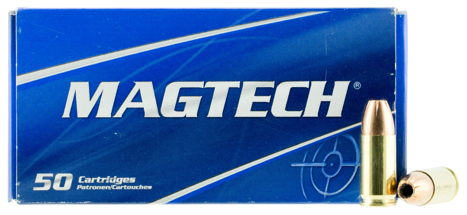 Magtech 115 gr Jacket Hollow Point 9mm +P+ Ammo, 50/box - 9H - Magtech