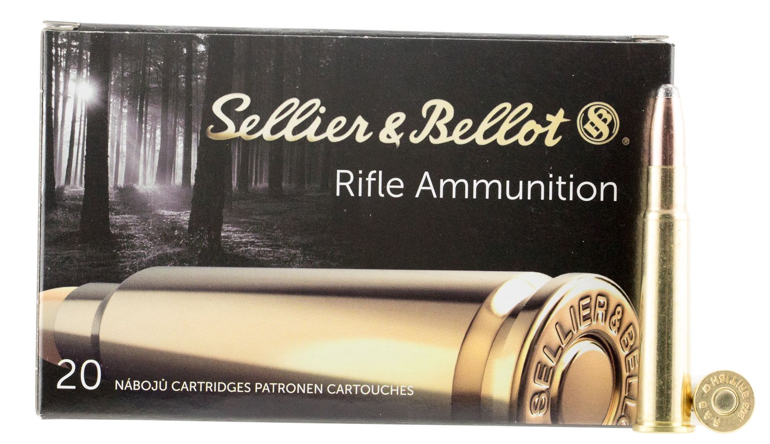 Sellier & Bellot 180 gr Semi-Jacketed Soft Point .303 British Ammo, 20/box - SB303C