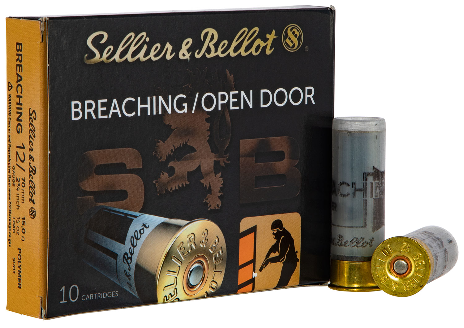 Sellier & Bellot 2.75" 12 Gauge Ammo, 10/box - SB12BR