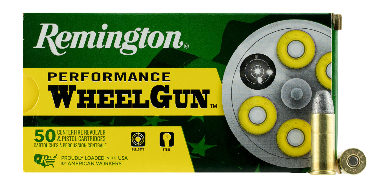 Remington Performance WheelGun 246 gr Lead Round Nose .44 S&W Spl Ammo, 50/box - RPW44SW - Remington