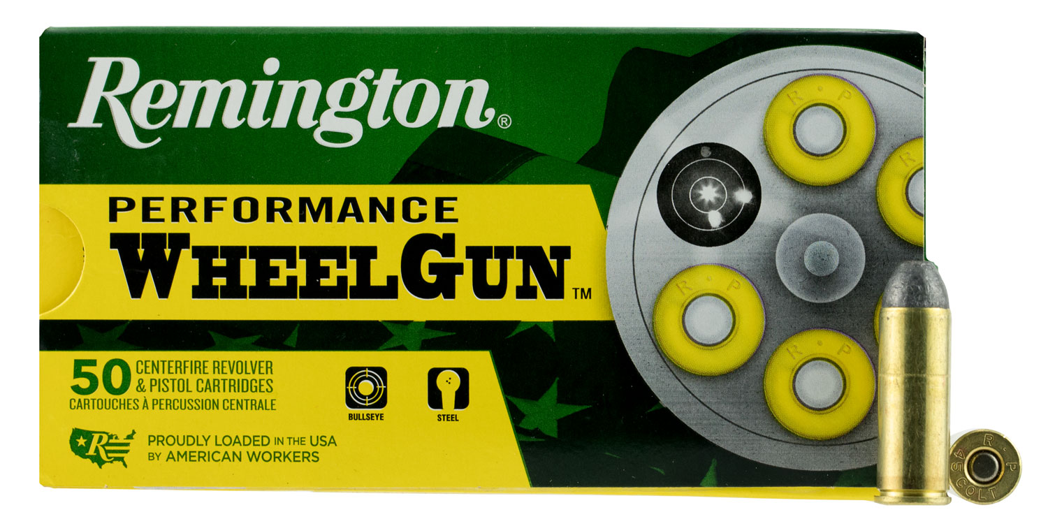Remington Performance WheelGun 250 gr Lead Round Nose .45 ACP Ammo, 50/box - RPW45C - Remington