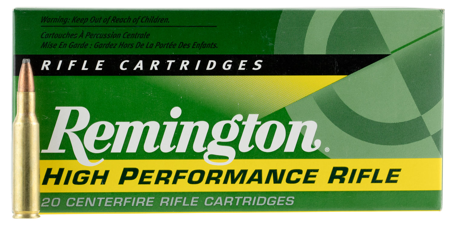 Remington High Performance 50 gr Pointed Soft Point .222 Rem Ammo, 20/box - R222R1 - Remington