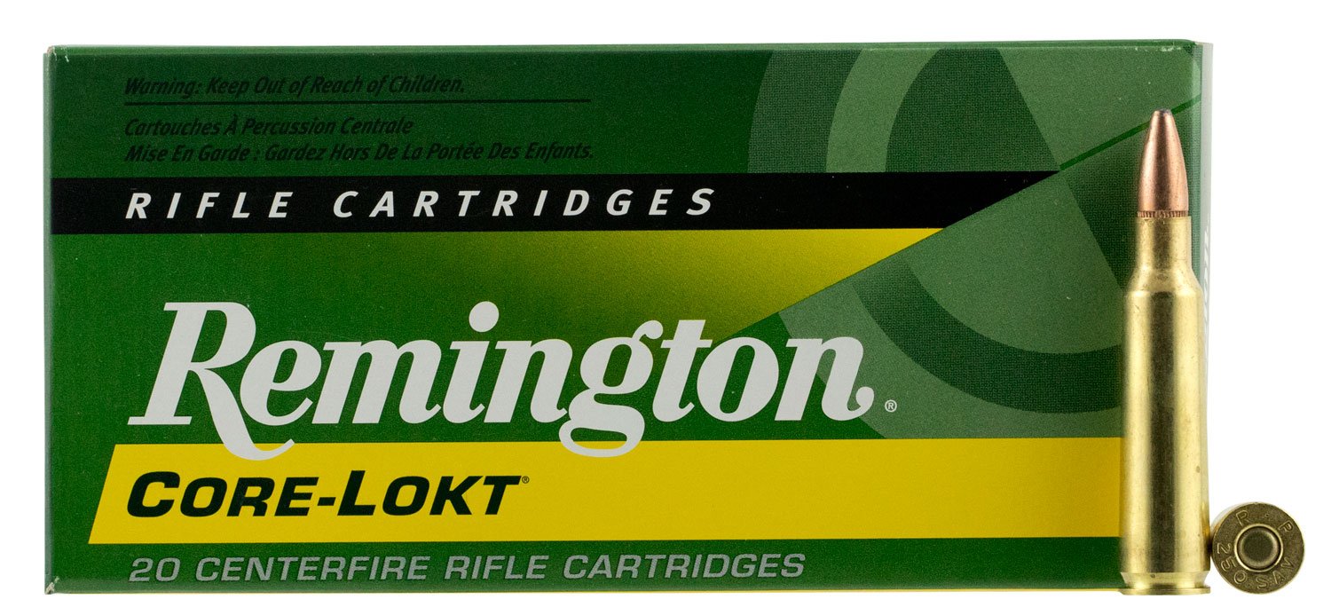 Remington Core-Lokt 100 gr Pointed Soft Point .250 Savage Ammo, 20/box - R250SV