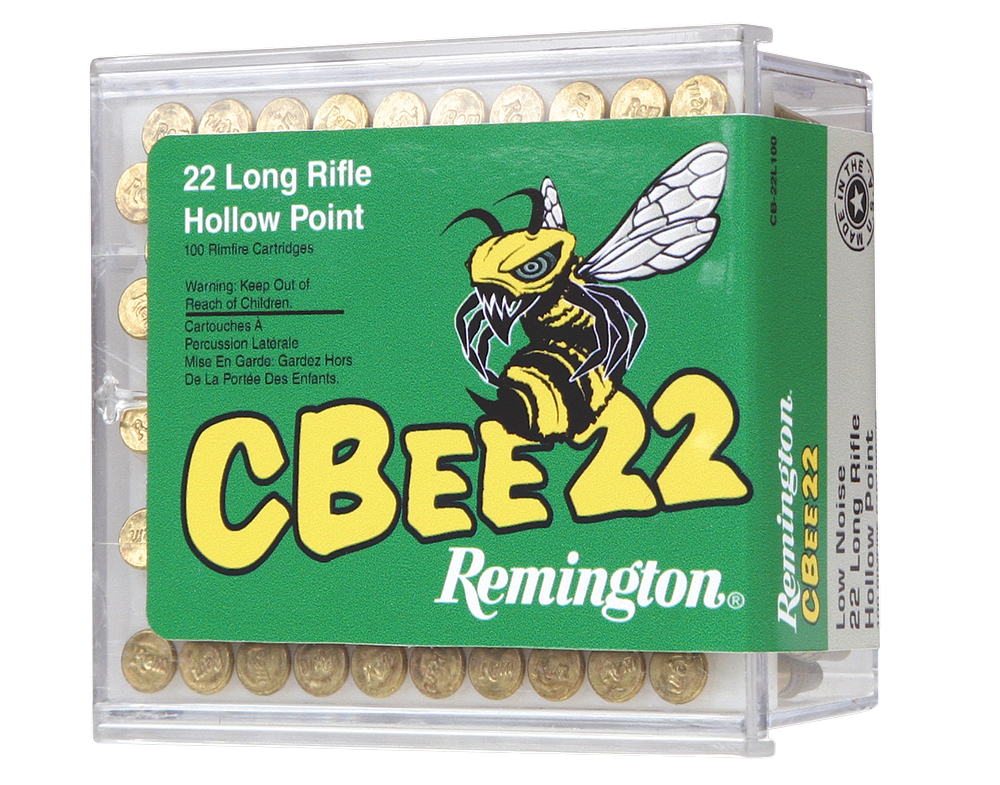 Remington CBEE 22 33 gr Plated Truncated Cone HP .22lr Ammo, 100/box - CB22L100 - Remington