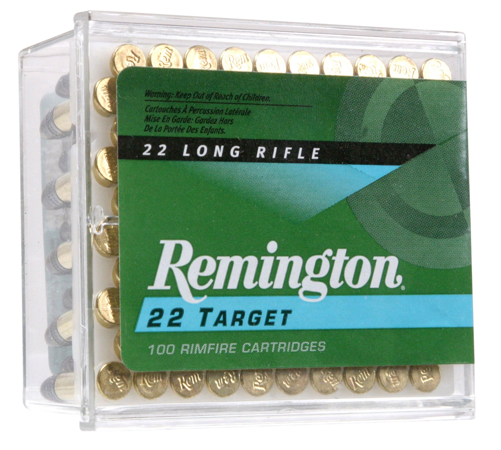 Remington 22 Target 40 gr Round Nose .22lr Ammo, 100/box - 6100 - Remington