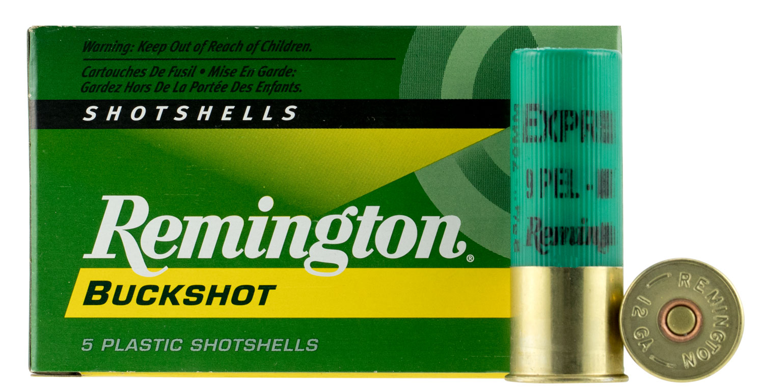Remington Express 2.75" 12 Gauge Ammo 00 Buck, 5/box - 12B00 - Remington