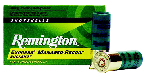 Remington Managed Recoil 2.75" 12 Gauge Ammo 00 Buck, 5/box - RL12BK00 - Remington