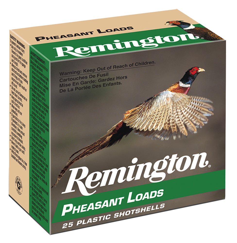 Remington Pheasant 2.75" 12 Gauge Ammo 4, 25/box - PL124 - Remington