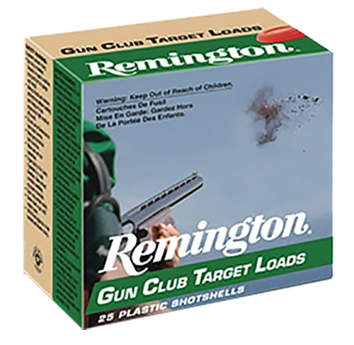 Remington Gun Club 2.75" 12 Gauge Ammo 7-1/2, 25/box - GC127