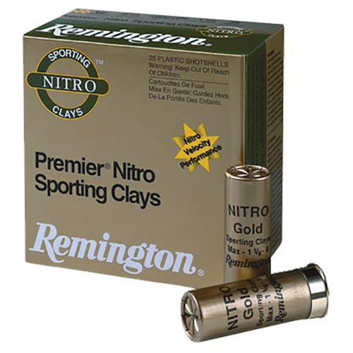 Remington Premier Nitro Sporting Clays 2.5" 410 Gauge Ammo 8, 25/box - STS410NSC8 - Remington