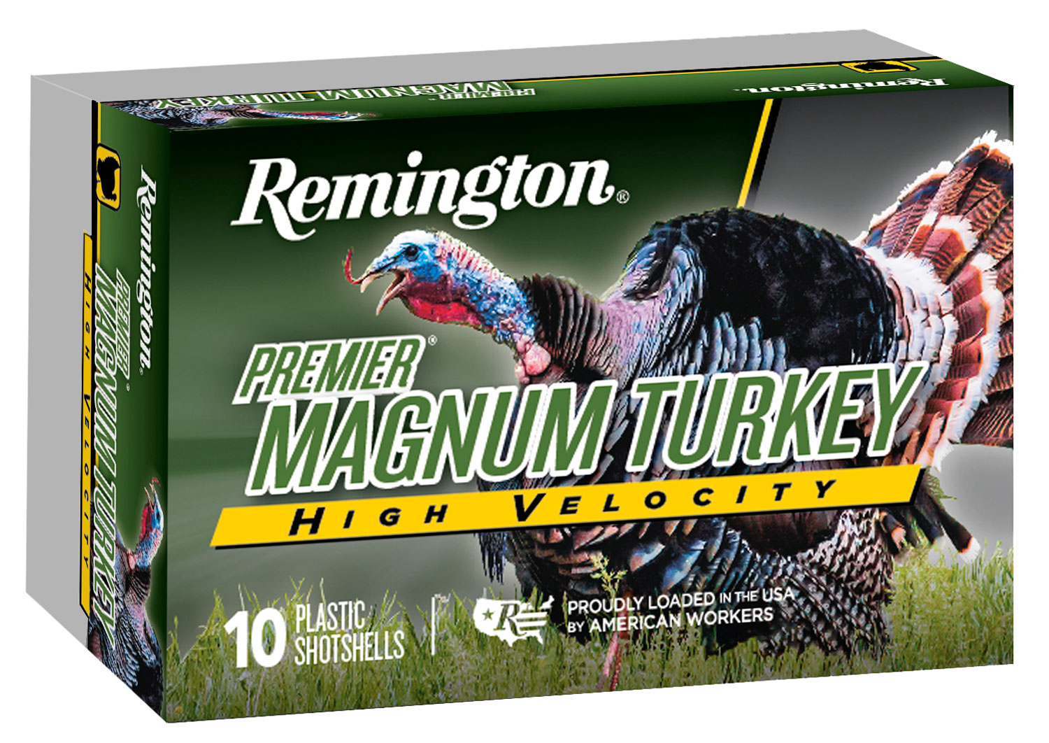 Remington Premier High-Velocity Magnum Copper-Plated Turkey 3" 12 Gauge Ammo 4, 5/box - PHV12M4A - Remington