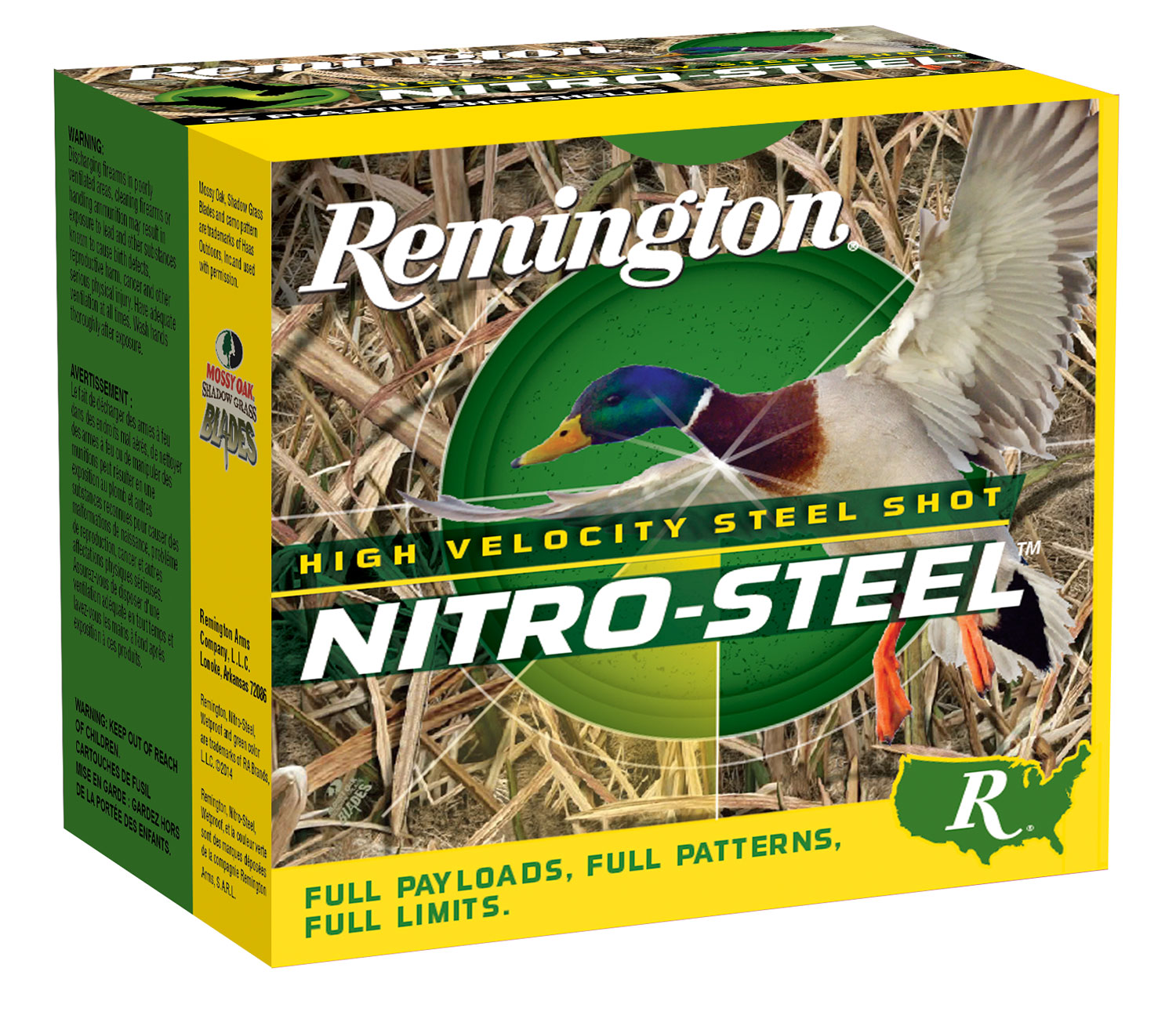 Remington Nitro Steel 12 Gauge 3" #2 1.25oz, 25rds - NS12M2