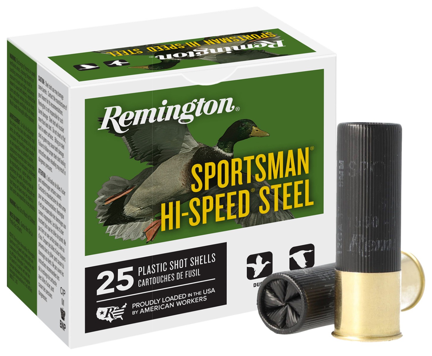 Remington Sportsman, Hi-Speed Steel 3.5" 10 Gauge Ammo 2, 25/box - SSTHV102 - Remington