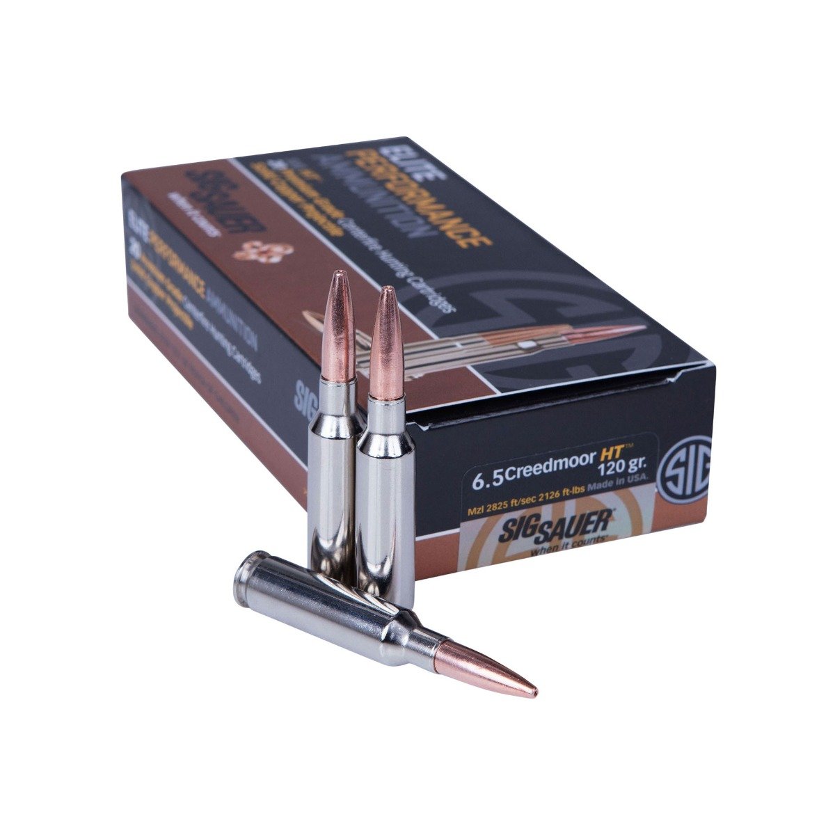 Sig Sauer 120 gr .270 Win Ammo - E270H120 - Sig Sauer