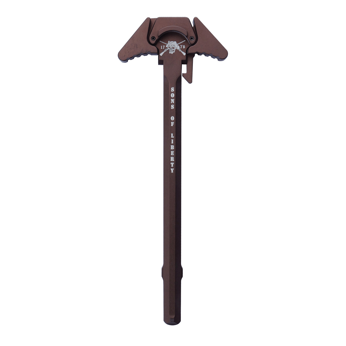 Sons of Liberty Gun Works Charging Handle, Burnt Bronze - Stylish and Functional Charging Handle - LCH-5.56-BNZ - Sons Of Liberty Gun Works