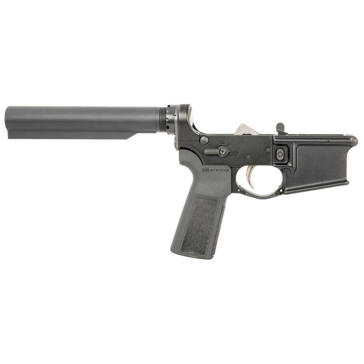 Sons of Liberty Gun Works Complete Lower Receiver - Black, Robust and Reliable for AR Platforms and Tactical Use - M4LOWERLFTA5NS - Sons Of Liberty Gun Works