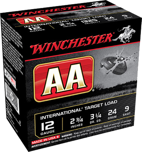 Winchester Ammunition AA International 2.75" 12 Gauge Ammo 9, 25/box - AANL129 - Winchester