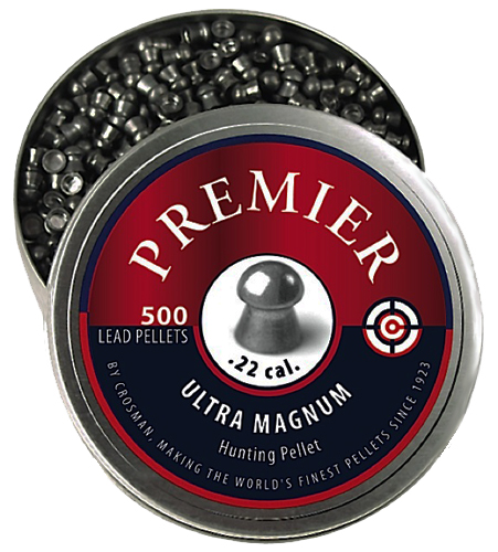 Crosman Premier .22 14.3 gr Domed Pellet, 500/pack - LDP22 - Crosman