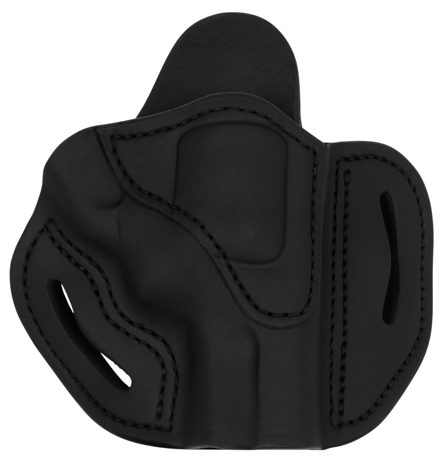 1791 Gunleather RVH2S Right Hand 3" Smith & Wesson K/L Outside-The-Waistband Holster, Black - RVH2SSBLR