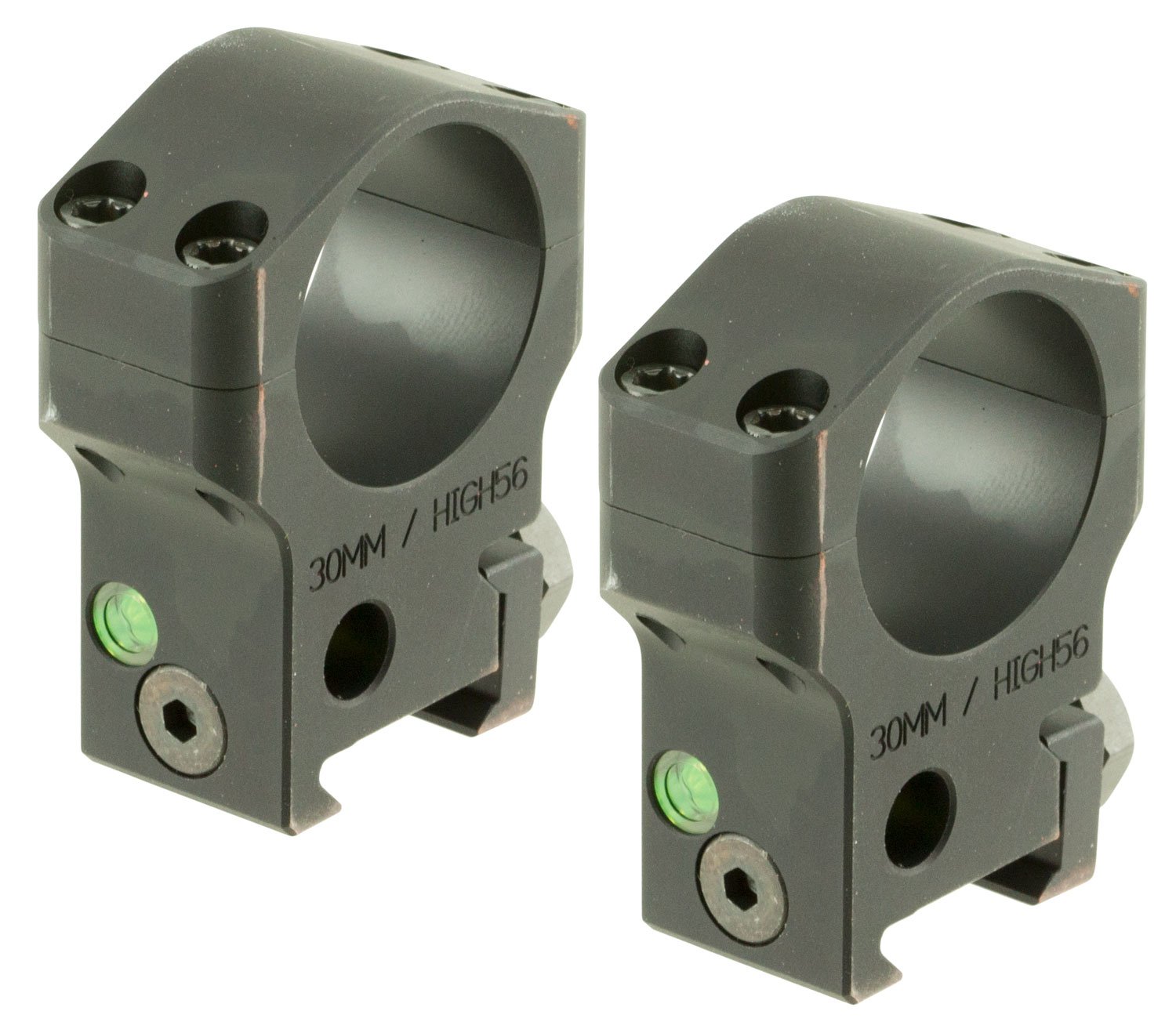 Accu-Tac 30mm Alloy Scope Ring, Type III (Mil-Spec), Flat Black - HSR-300 - Accu-Tac