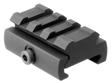 Aim Sports AR-15 Aircraft Grade Aluminum Low-Profile Riser Mount, Anodized Black - ML109 - Aim Sports Inc