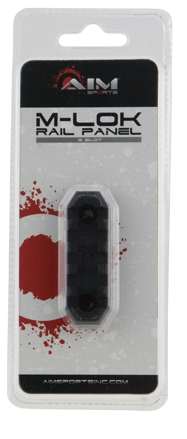 Aim Sports M-LOK 2.5" Picatinny Section Rail, Black - MLRS1 - Aim Sports Inc