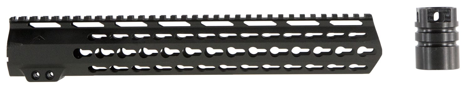 Aim Sports Keymod 13.5" .308 AR/M4 High Profile Free Float Handguard, Black - MTK13H308 - Aim Sports Inc