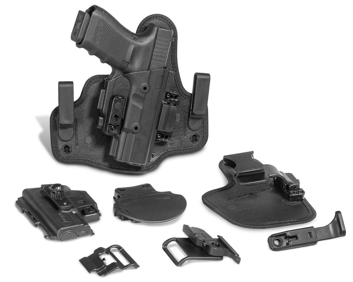 Alien Gear ShapeShift RH Ruger LC9S IWB/OWB Core Carry Modular Holster System, Blk - SSHK0771RHR1 - Alien Gear Holsters