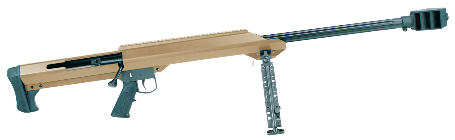 Barrett Firearms Model 99 Fluted Barrel .50 BMG Bolt Action Rifle, FDE - 14032 - Barrett