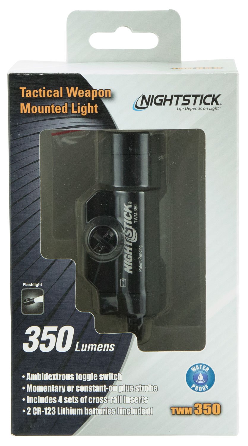 Nightstick 350 Lumen Cree LED Weapon Light, Black - TWM-350 - Bayco