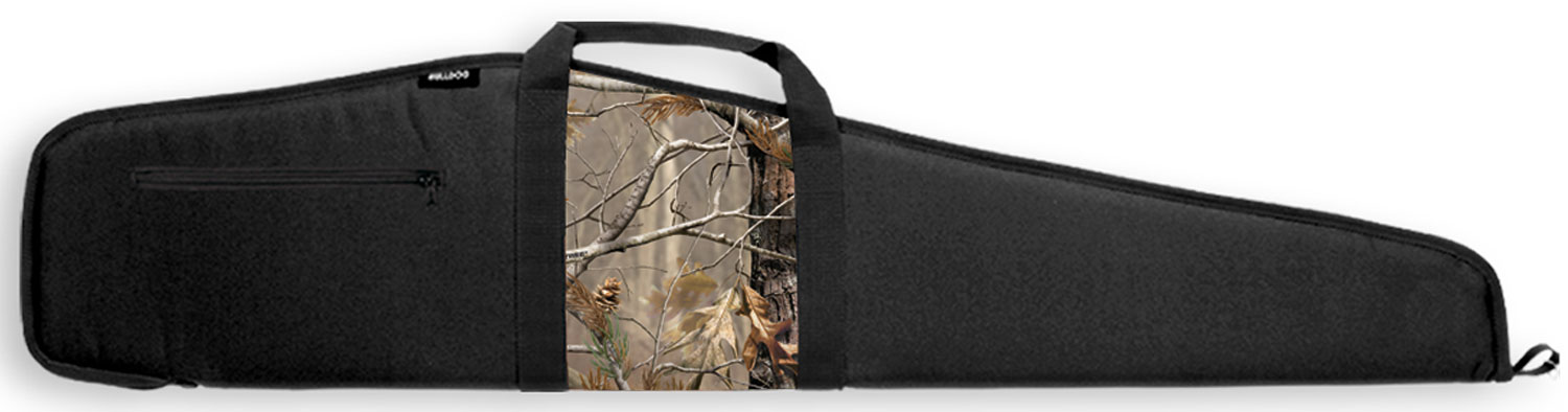 Bulldog Cases Camo Panel Scoped Rifle Case, 44", Smooth Black w/ Black Trim - BD21044 - Bulldog Cases