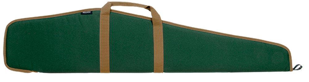 Bulldog Cases Pit Bull Weather-Resistant Scoped Rifle Case, 48", Smooth Green w/ Tan Trim - BD101 - Bulldog Cases
