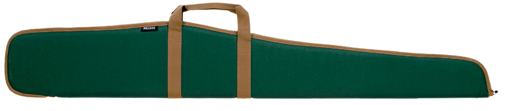 Bulldog Cases Pit Bull Weather-Resistant Shotgun Case, 52", Smooth Green w/ Tan Trim - BD111 - Bulldog Cases