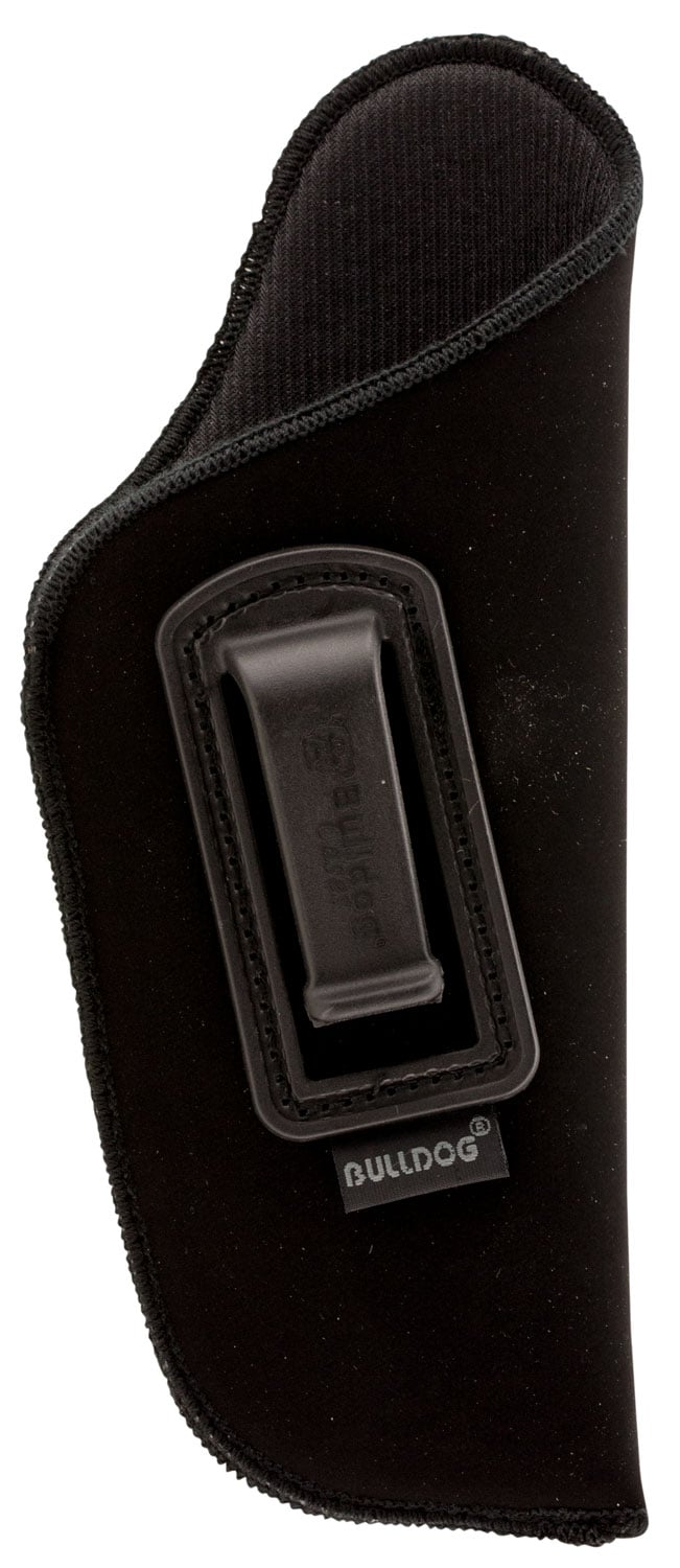 Bulldog Cases Deluxe Right Hand 2" to 3" Glock 42/43/Ruger LC9 Inside-The-Pant/Waistband Holster w/ Polymer Clip, Black - DIP-8/15 - Bulldog Cases
