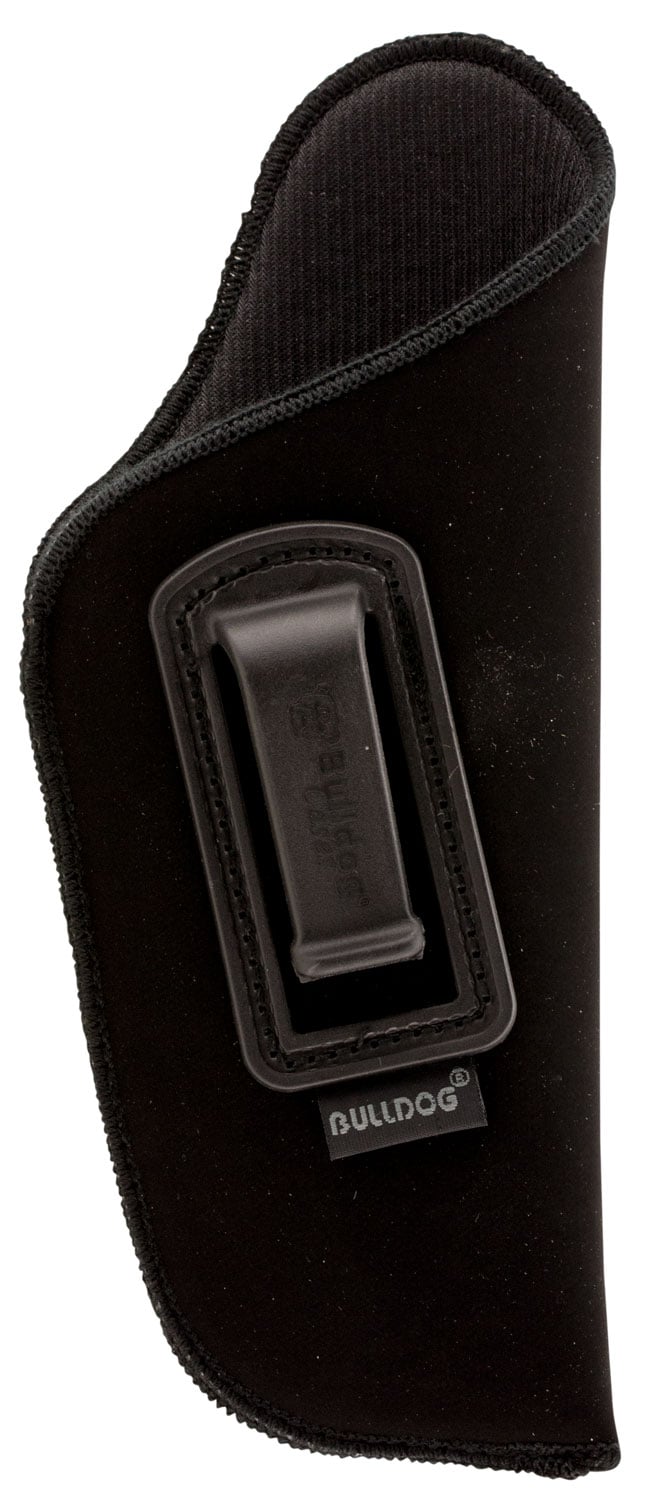 Bulldog Cases Deluxe Right Hand 2" to 3" Glock 42/43/Ruger LC9 Inside-The-Pant/Waistband Holster w/ Polymer Clip, Black - DIP-8/15