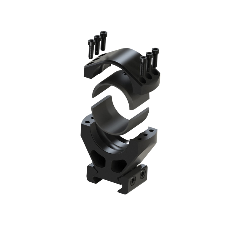 Burris XTR Signature 34mm High Aluminum 2-Piece Scope Ring, Black - 420211 - Burris Co