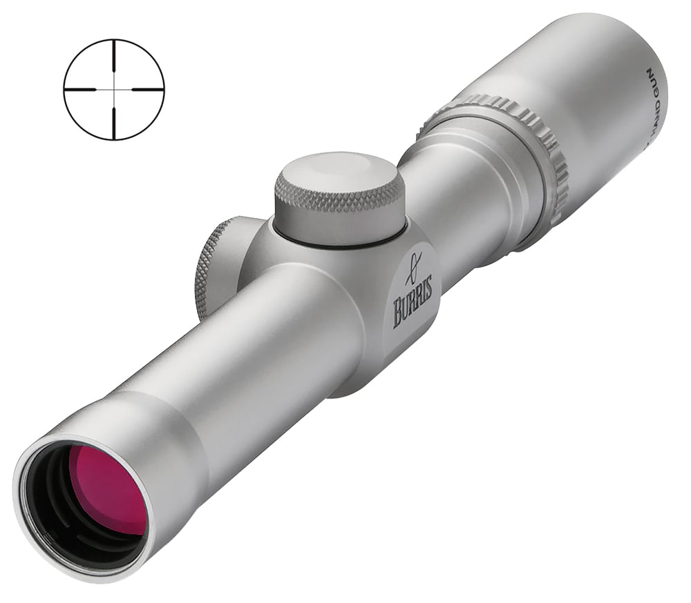 Burris 2x20mm Plex Handgun Scope, Silver - 200229