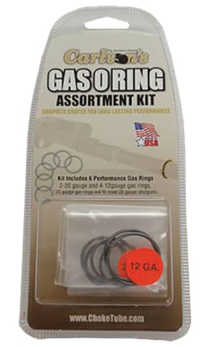 Carlson's Choke Tubes Gas O-Ring Assortment Kit, Black/Silver - 00066 - Carlson's Choke Tubes