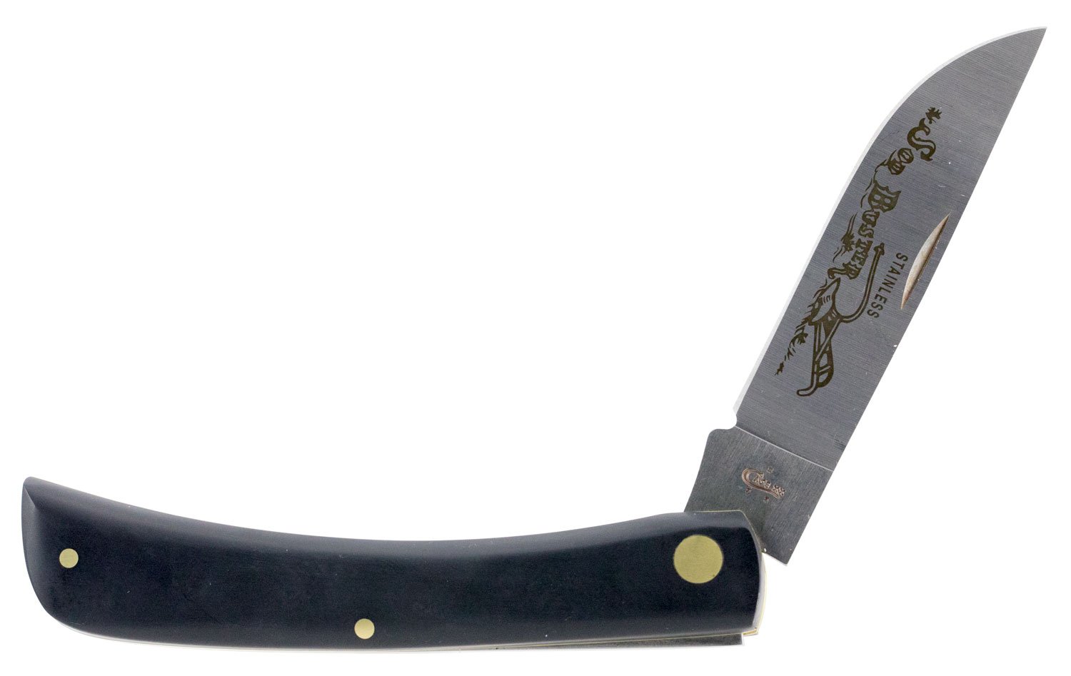 Case Jet-Black Synthetic Sod Buster Knife, 3.7" - 00092 - Case