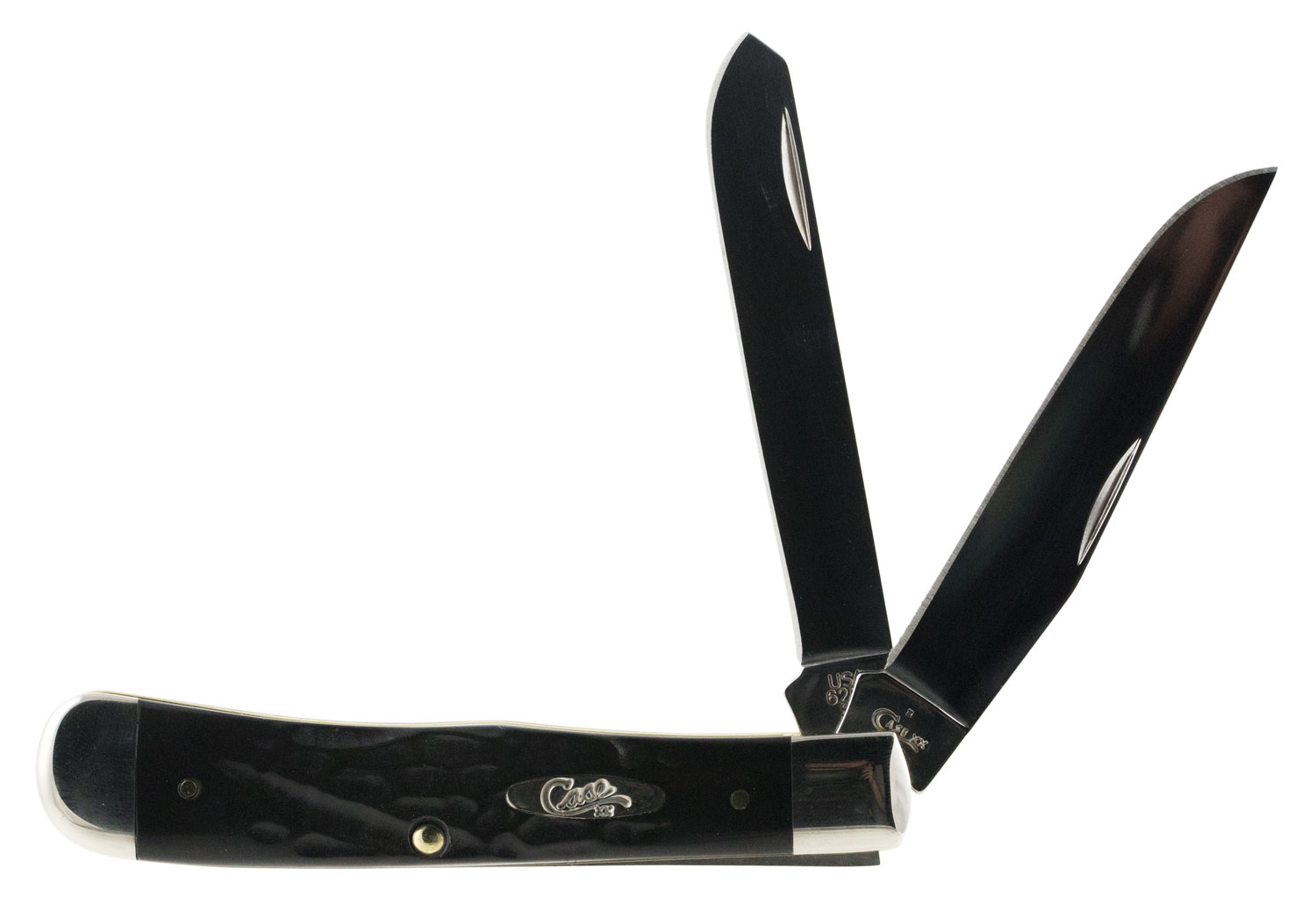 Case Rough Black Synthetic Trapper Knife - 18221 - Case