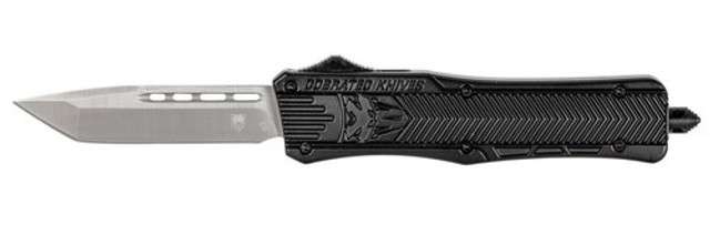 CobraTec Knives Medium CTK-1 Tanto OTF Knife, 3", Black - MBSTK1MTNS - Cobratec Knives Llc