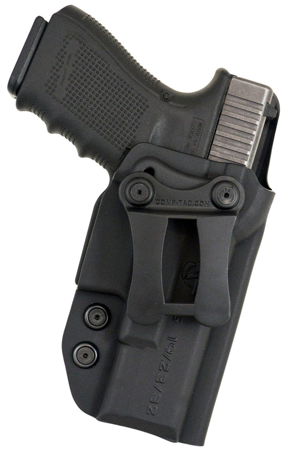 Comp-Tac Victory Gear Infidel Max Right Hand S&W M&P Shield 9/40mm Inside the Waistband Holster, Black - 10520-C520SW146R50N - Comp-Tac