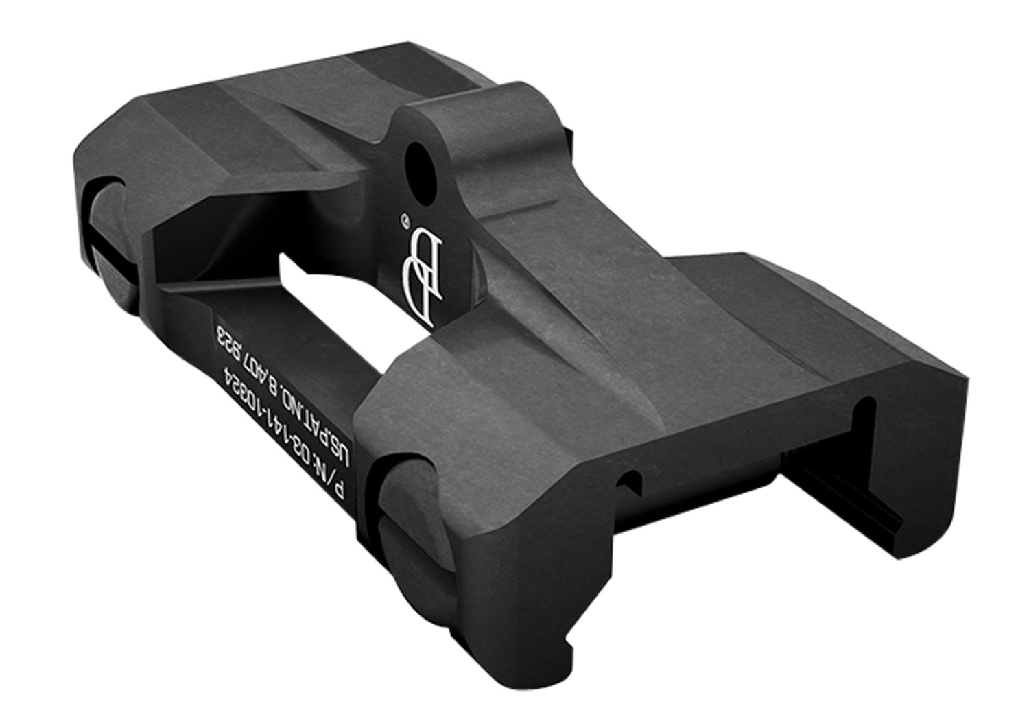 Daniel Defense Rock and Lock 6061 T6 Aluminum Picatinny Bipod Mount Adapter, Black - 03-141-10324 - Daniel Defense