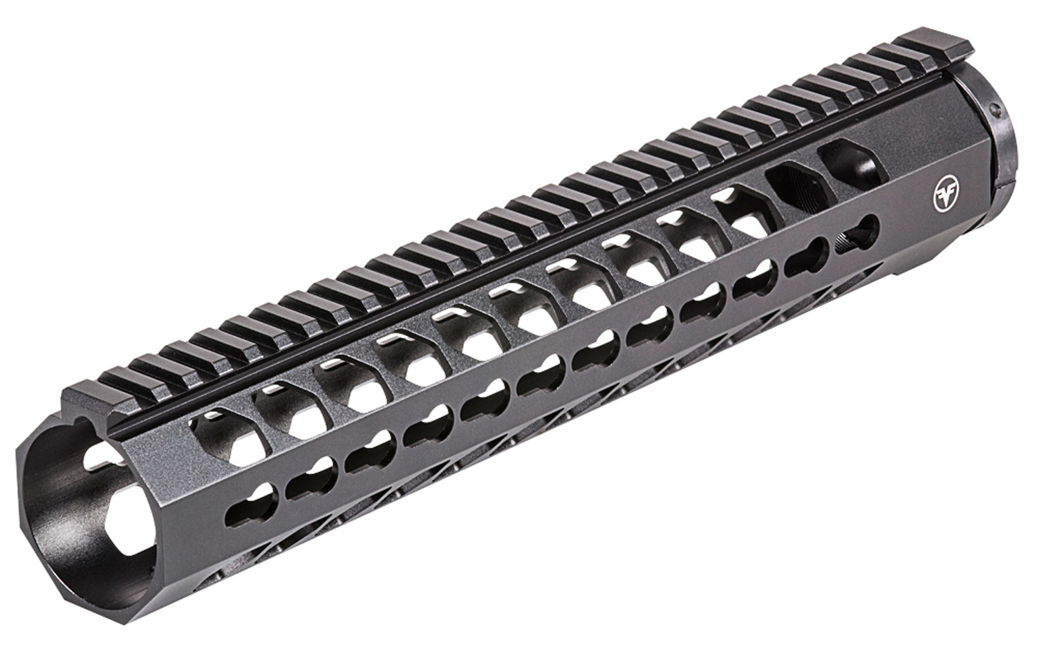 Firefield Edge Keymod 12" 6061 T6 Aluminum Free Float Rail, Matte Black - FF34051 - Firefield
