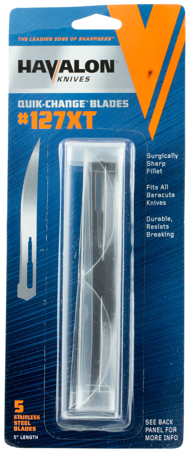 Havalon Baracuta 127XT Replacement Fillet Blade, 5", 5/pack - HSC127XT5 - Havalon