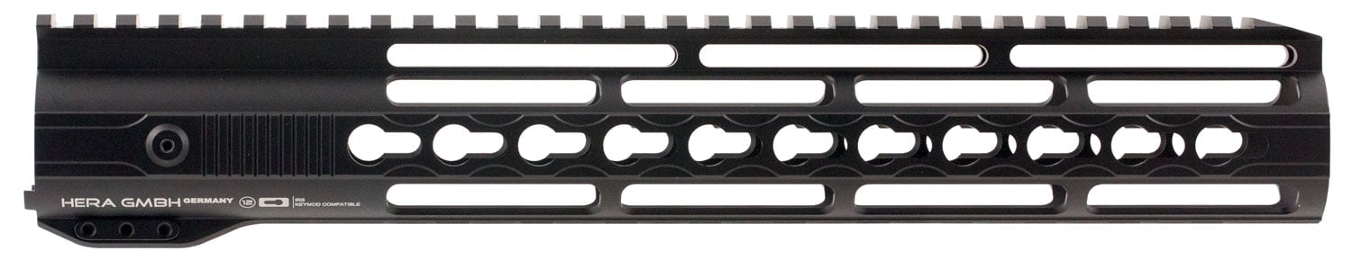 Hera USA IRS Keymod 12" AR-15 Quad Rail Free Float Handguard, Black - 110506