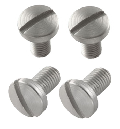 Hogue Slotted Head Grip Screws for Colt 1911 Government Pistol, Stainless Steel, 4/pack - 45018 - Hogue