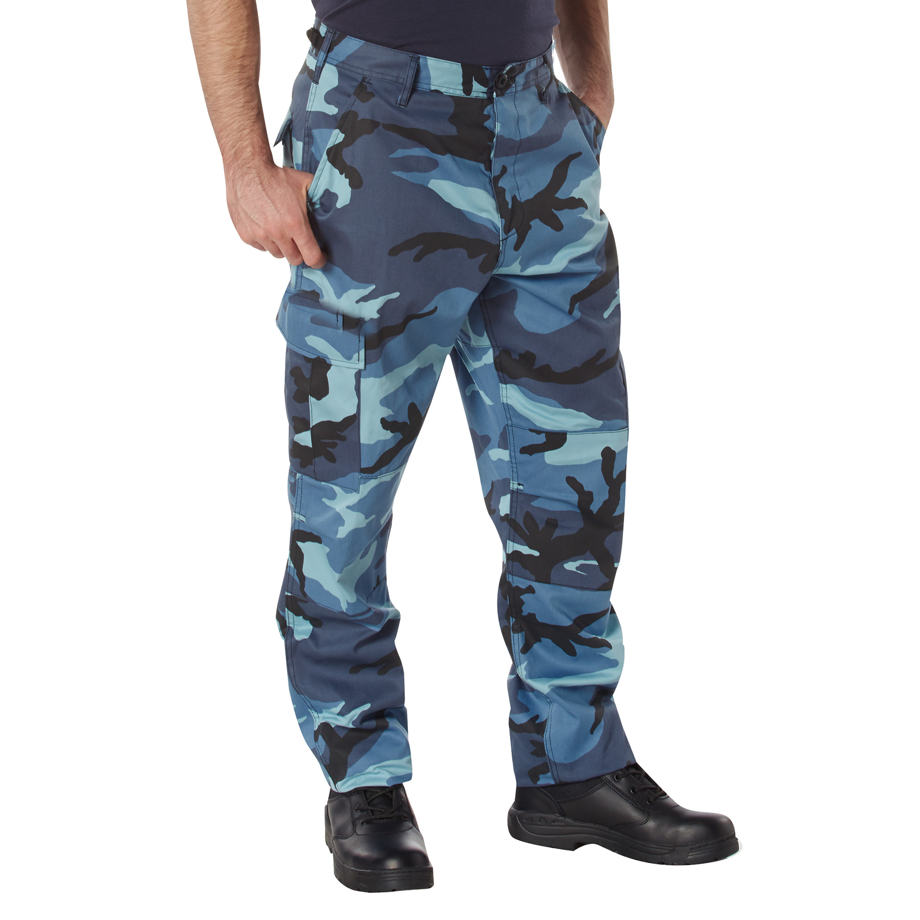 Rothco Rothco Color Camo Tactical Bdu Pants - Sky Blue Camo, X-Large