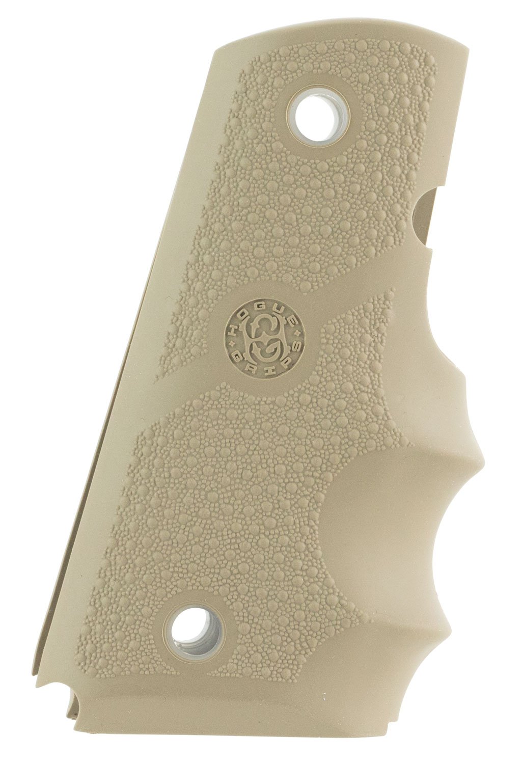 Hogue Grip w/ Finger Grooves for 1911 Officer Pistol, Flat Dark Earth - 43003 - Hogue
