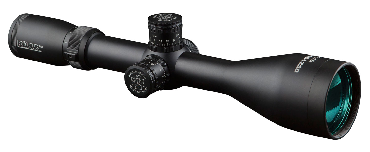 Konus USA KONUSPRO LZ-30 3-12x56mm 30/30 with Dual Engraved Illuminated Floating Cross Rifle Scope - 7181